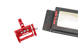 Тримач телефону на кермо алюмінієвий, ширина 50-100мм регульована, червоний G-85 VB-409600 фото 2