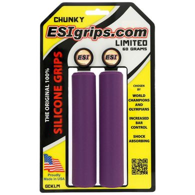 Грипсы ESI Extra Chunky Purple (фиолетовый) XLCPR фото