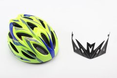 Шлем велосипедный AVANTI AVHM-02, M (54-57 см), съемный козырек, салатово-синий VB-408125 фото